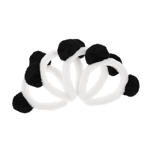 CORHAD 4 Stück Teiliges Panda-ohr-haarband Leichtes Wiederverwendbares Cosplay-zubehör für Karneval Kostümparty und Halloween-events Bequemes Tier-ohr-headband für schnelles Umstyling CORHAD 4 Stück Teiliges Panda-ohr-haarband Leichtes Wiederverwendbares Cosplay-zubehör für Karneval Kostümparty und Halloween-events Bequemes Tier-ohr-headband für schnelles Umstyling von CORHAD