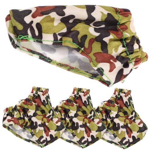 CORHAD 4 Stück Teiliges Puppenunterwäsche aus Weichem Material Handgefertigte Langlebige Puppen Panties in Militärgrün Passend für Spielzeugpuppen zum Anziehen und Wechseln von CORHAD