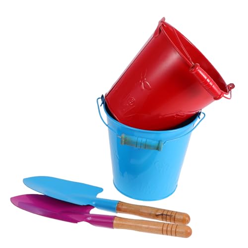 CORHAD 4 Stück Teiliges Strandeimer aus Robustem Metall mit Schaufel Bunte Sandschaufel und Eimer für Jungen und Mädchen für Strand und Sandkastenspaß Zufällige Farbe CORHAD 4 Stück Teiliges Strandeimer aus Robustem Metall mit Schaufel Bunte Sandschaufel und Eimer für Jungen und Mädchen für Strand und Sandkastenspaß Zufällige Farbe von CORHAD