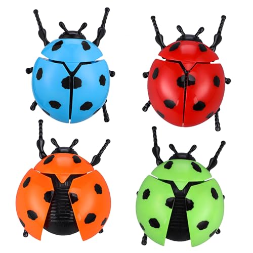 CORHAD 4 Stück Teiliges Wind-up Insektenform Windkraft Tiere Bunte Kunststoff Insekten Deko Geburtstag Party Favors CORHAD 4 Stück Teiliges Wind-up Insektenform Windkraft Tiere Bunte Kunststoff Insekten Deko Geburtstag Party Favors von CORHAD