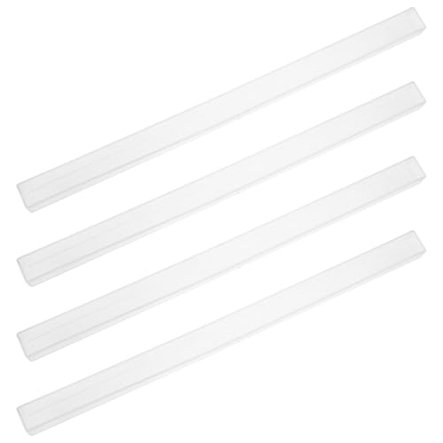 CORHAD 4 Stück Transparenter Mahjong Fliesenhalter U förmige Mini Mahjong Halter aus Strapazierfähigem Kunststoff für Steine Praktisches Zubehör zur Sicheren Organisation und Transport von CORHAD
