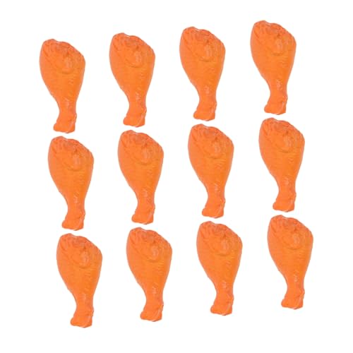 CORHAD 40 Stück Miniatur Hähnchenkeulen Realistische Simulation Food Puppenhaus Essen Mini Fleisch Deko für Puppenküchen Kreatives Rollenspiel von CORHAD