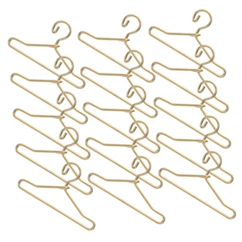 CORHAD 45 Stück Mini Puppenkleiderbügel Winzige Kleiderbügel Zum Basteln Puppenkleidung Zubehör Puppengarderoben Kleiderbügel Für Puppen Kleine von CORHAD