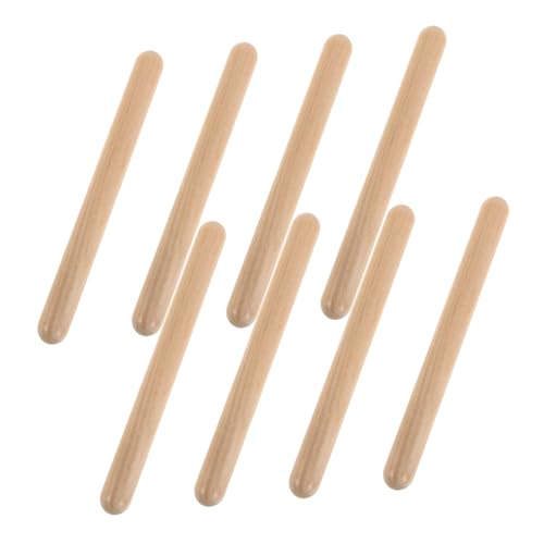 CORHAD 4Paare Holz Schlaginstrumente für Rhythmus Sticks Orff Musikinstrument für Frühkindliche Bildung Fördert Interaktion und Musikalische Wahrnehmung im Klassenzimmer CORHAD 4Paare Holz Schlaginstrumente für Rhythmus Sticks Orff Musikinstrument für Frühkindliche Bildung Fördert Interaktion und Musikalische Wahrnehmung im Klassenzimmer von CORHAD
