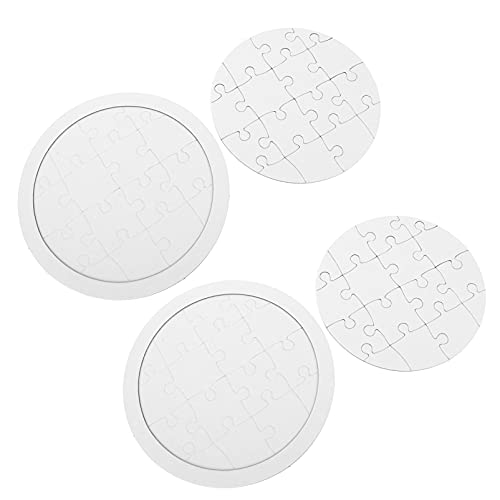 CORHAD 4Sätze DIY Blank Puzzle Malpuzzle Für Kreative Bastelmaterialien Kreativität Hand Augen Koordination Und Logischem von CORHAD