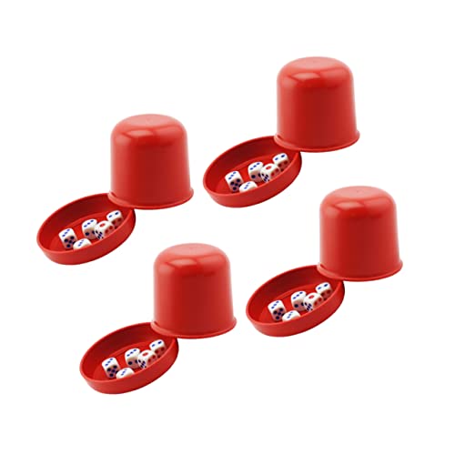 CORHAD 4Sätze Robuster Würfelbecher Rot mit Spielwürfeln Ktv Lustiges Bar Würfelbox Betrugs Würfelbecher für Spannende Würfelspiele Partys und Spieleabende CORHAD 4Sätze Robuster Würfelbecher Rot mit Spielwürfeln Ktv Lustiges Bar Würfelbox Betrugs Würfelbecher für Spannende Würfelspiele Partys und Spieleabende von CORHAD