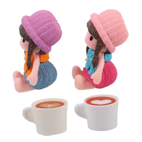 CORHAD 4Stücke Miniaturbecher aus Teiliges für Puppenhaus Dekoration Realistische Kaffeetassen für Miniaturküchen für Sammlerstücke und Kreative Szenenaufbauten CORHAD 4Stücke Miniaturbecher aus Teiliges für Puppenhaus Dekoration Realistische Kaffeetassen für Miniaturküchen für Sammlerstücke und Kreative Szenenaufbauten von CORHAD