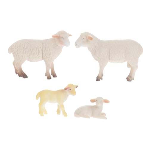CORHAD 4Stücke Schaf Tiermodell Realistische Mini Schaf Familie für Pädagogisches Fantasie und Kreativität für Jungen CORHAD 4Stücke Schaf Tiermodell Realistische Mini Schaf Familie für Pädagogisches Fantasie und Kreativität für Jungen von CORHAD
