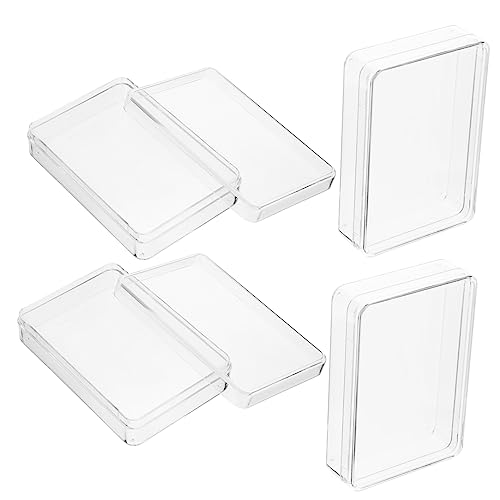 CORHAD 4Stücke Transparente Kunststoff Spielkartenboxen wasserdichte Kartenhalter für Poker und Sammelkarten zur Organisation von Spielkarten und Kleinen Gegenständen CORHAD 4Stücke Transparente Kunststoff Spielkartenboxen wasserdichte Kartenhalter für Poker und Sammelkarten zur Organisation von Spielkarten und Kleinen Gegenständen von CORHAD