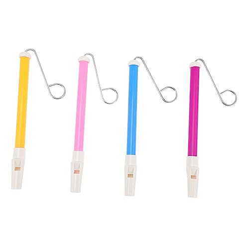 CORHAD 4Stücke Whistle Musikinstrument für Partys Fördert Musikalisches Interesse aus Hochwertigem Kunststoff Bunten Farben für Jungen von CORHAD