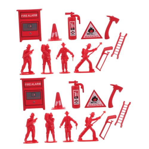 CORHAD 5 Sätze Feuerwehrspielzeugset Sommerferienspielzeug Puppenhausminiaturen Mini-Feuerlöscher- Feuerwehr -Zubehör Mini-Feuerwehrmann-Figuren Feuerwehr-Requisiten Plastik rot CORHAD 5 Sätze Feuerwehrspielzeugset Sommerferienspielzeug Puppenhausminiaturen Mini-Feuerlöscher- Feuerwehr -Zubehör Mini-Feuerwehrmann-Figuren Feuerwehr-Requisiten Plastik rot von CORHAD