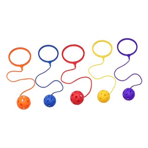 CORHAD 5 Stück Teiliges Ankle Skip Ball für Bunte Sprungspielzeuge aus Sicherem Material Fördert Koordination und Ganzkörpertraining Leichtes Tragbares Fitnessspielzeug Zufällige Farbe CORHAD 5 Stück Teiliges Ankle Skip Ball für Bunte Sprungspielzeuge aus Sicherem Material Fördert Koordination und Ganzkörpertraining Leichtes Tragbares Fitnessspielzeug Zufällige Farbe von CORHAD