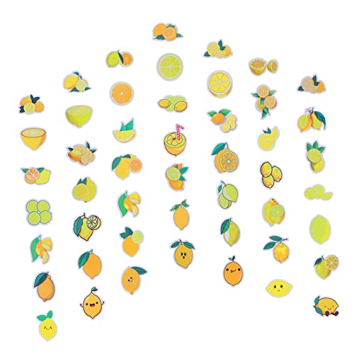 CORHAD 50 Blätter Zitrone Decor Aufkleber Dekorative Cartoon Obst Laptop Aufkleber von CORHAD