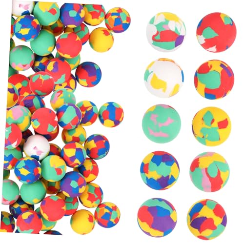 CORHAD 50 Stück Bunte Eva Bälle Elastische Hüpfbälle für Stressabbauende Indoor Outdoor Leicht Robust Sicher für Jungen und Mädchen CORHAD 50 Stück Bunte Eva Bälle Elastische Hüpfbälle für Stressabbauende Indoor Outdoor Leicht Robust Sicher für Jungen und Mädchen von CORHAD