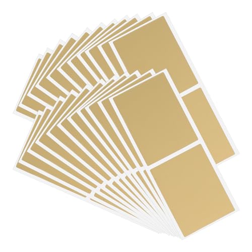 CORHAD Grußkarten Rubbelpreise 50 Stück Goldbeschichtete Rechteckige Rubbelkarten Für Feiern CORHAD Grußkarten Rubbelpreise 50 Stück Goldbeschichtete Rechteckige Rubbelkarten Für Feiern von CORHAD