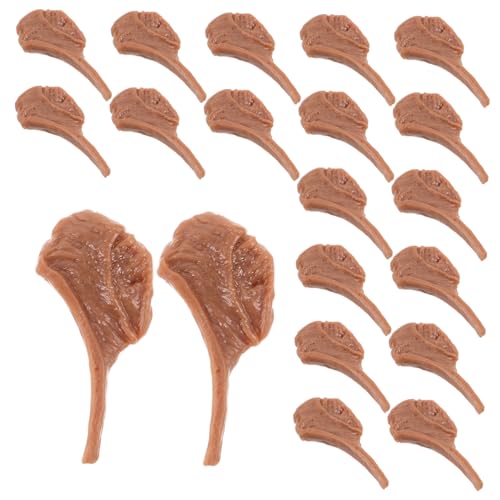 CORHAD 50 Stück Mini Fake Meat Steak Modell Realistische Miniatur Rindfleisch Attrappe aus Detailgetreue Textur für Fotografie Requisiten Küchendeko Sammler Marktpräsentation CORHAD 50 Stück Mini Fake Meat Steak Modell Realistische Miniatur Rindfleisch Attrappe aus Detailgetreue Textur für Fotografie Requisiten Küchendeko Sammler Marktpräsentation von CORHAD