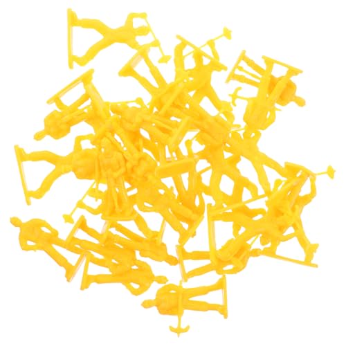 CORHAD 50Stücke Arbeiterfiguren aus Sicherem Material Realistische Konstruktionsspielzeuge für Fantasievolles und Dekorative Sammlerstücke von CORHAD