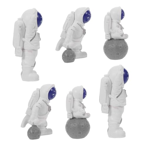CORHAD 6 Stück Mini Astronaut Tortendeko aus Harz Weltraum-thema Vielseitige Raumfahrer Figuren für Kindergeburtstag Tischdekoration Lebendige und Pädagogische Cake Topper CORHAD 6 Stück Mini Astronaut Tortendeko aus Harz Weltraum-thema Vielseitige Raumfahrer Figuren für Kindergeburtstag Tischdekoration Lebendige und Pädagogische Cake Topper von CORHAD
