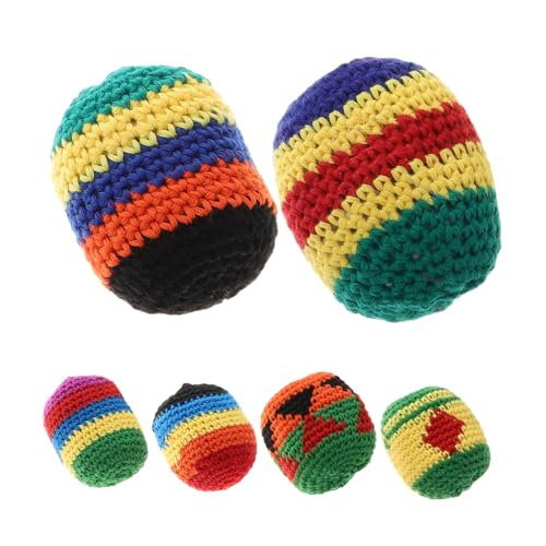 CORHAD 6 Stück Teiliges Bunte Handgehäkelte Sandspielbälle für Weiche Jonglier Säckchen Langlebig und für Vorschule und Motorische Entwicklung Designs CORHAD 6 Stück Teiliges Bunte Handgehäkelte Sandspielbälle für Weiche Jonglier Säckchen Langlebig und für Vorschule und Motorische Entwicklung Designs von CORHAD