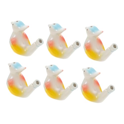 CORHAD 6 Stück Teiliges Bunte Keramik Vogel pfeifen mit Wasserfüllung Farbenfrohe Porzellan Vögel Trillerpfeifen für Kindergeburtstag Sicherer Spielspaß Ab Monate Laute Zufällige Farbe CORHAD 6 Stück Teiliges Bunte Keramik Vogel pfeifen mit Wasserfüllung Farbenfrohe Porzellan Vögel Trillerpfeifen für Kindergeburtstag Sicherer Spielspaß Ab Monate Laute Zufällige Farbe von CORHAD