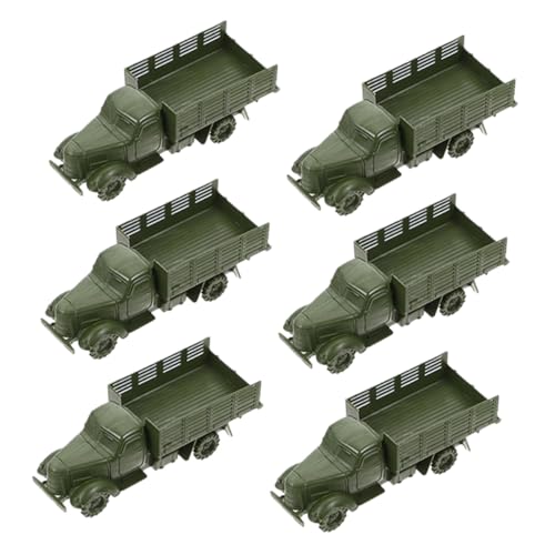 CORHAD 6 Stück Teiliges LKW Modell Realistische Fahrzeuge Pädagogisch Wertvolle Sandtisch Dekoration für Fördert Kreativität und Strategisches Denken von CORHAD