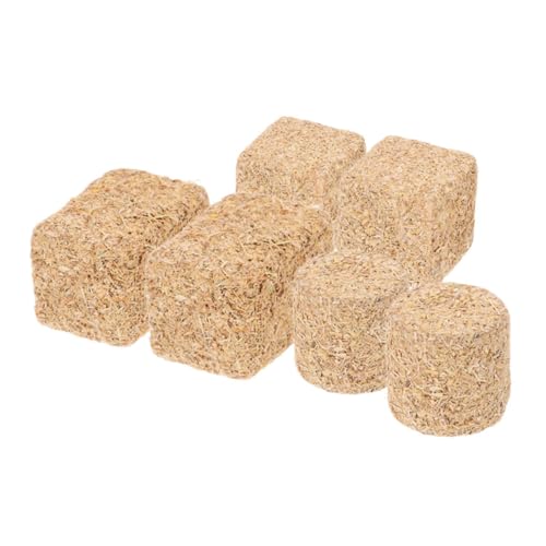 CORHAD 6 Stück Teiliges Mini Heuballen in Verschiedenen Formen Realistische Miniatur Strohballen für DIY Bauernhof Dekoration Puppenhaus Garten und Tischgestaltung Detailgetreu und CORHAD 6 Stück Teiliges Mini Heuballen in Verschiedenen Formen Realistische Miniatur Strohballen für DIY Bauernhof Dekoration Puppenhaus Garten und Tischgestaltung Detailgetreu und von CORHAD