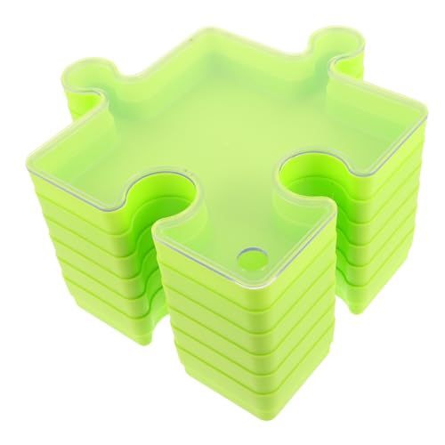 CORHAD 6stücke Puzzlehülle Aus Kunststoff Mit Deckel Puzzle-Organizer Für Spielzeug Perlen Ordnung Im Kinderzimmer Schonung Vor Staub Für Hause Und Reisen von CORHAD