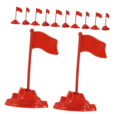 CORHAD 60 Stück Miniatur rotflaggen aus Kunststoff Hohe Sandtisch Dekoration Realistische Diorama flaggen für Modellbau und Vielseitige Präsentationen CORHAD 60 Stück Miniatur rotflaggen aus Kunststoff Hohe Sandtisch Dekoration Realistische Diorama flaggen für Modellbau und Vielseitige Präsentationen von CORHAD