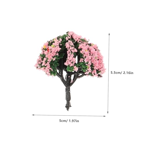 CORHAD 60 Stück Teiliges Miniatur Baum Künstliche Mini Bäume für Architekturmodell DIY Landschaftsbau Realistische Pflanzendeko für Modellbau und Sandtischgestaltung von CORHAD