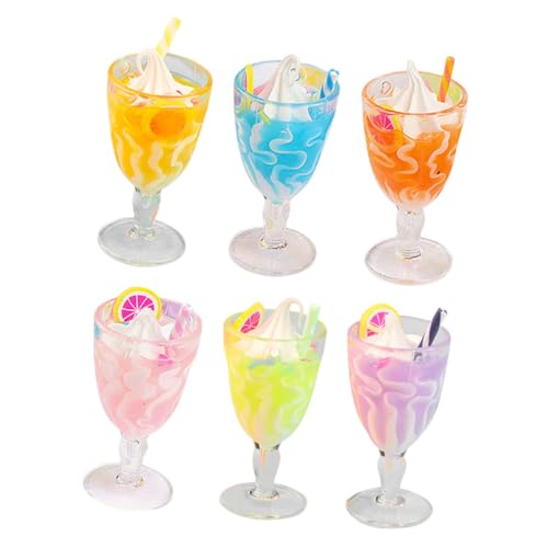 CORHAD 6Stücke Eisbecher für Puppenhaus Hochwertige Dekoration Vielseitig Einsetzbar Farbenfroh und Realistisch für DIY Küchenzubehör CORHAD 6Stücke Eisbecher für Puppenhaus Hochwertige Dekoration Vielseitig Einsetzbar Farbenfroh und Realistisch für DIY Küchenzubehör von CORHAD