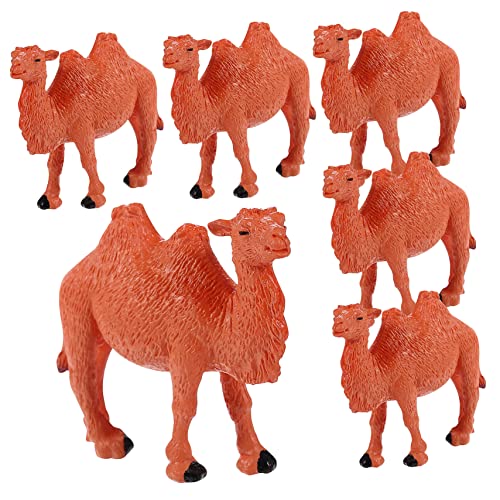 CORHAD 6Stücke Kamelmodelle Realistische Kamelfiguren aus Dekorative Tierstatuen für Lernspielzeug und Tischdeko Detailgetreue Kamelspielzeuge für Zuhause und Garten CORHAD 6Stücke Kamelmodelle Realistische Kamelfiguren aus Dekorative Tierstatuen für Lernspielzeug und Tischdeko Detailgetreue Kamelspielzeuge für Zuhause und Garten von CORHAD