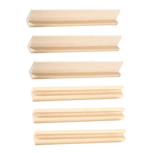 CORHAD 6stücke Teiliges Holz Domino Halter Wiederverwendbare Domino Ständer Für DIY Spiele Kreative Holzständer Mit Glatten Kanten Für Alphabet-Spiele Und Handwerksprojekte von CORHAD