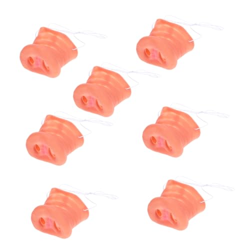 CORHAD 7 Stück Teiliges Schweinsnase Kostümzubehör für Elastischem Band Lustige Tiermaske für Halloween Geburtstag Rollenspiel und Kreative Verkleidungsspielzeit von CORHAD