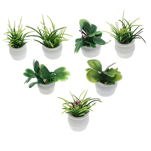 CORHAD 7Stücke Mini Bonsai Dekoration Künstliche Topfpflanzen für Zuhause und Büro Hochwertige Pflanzen für Tischdeko und Puppenhaus Deko Realistische CORHAD 7Stücke Mini Bonsai Dekoration Künstliche Topfpflanzen für Zuhause und Büro Hochwertige Pflanzen für Tischdeko und Puppenhaus Deko Realistische von CORHAD