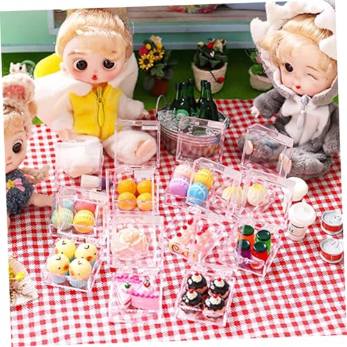 CORHAD 8 Sätze Teiliges Miniatur Dessert Set Resin Mini Kuchen Brot Donut Deko Spiellebensmittel für Puppenhaus Küchenszene Kleinkinder Geschenk CORHAD 8 Sätze Teiliges Miniatur Dessert Set Resin Mini Kuchen Brot Donut Deko Spiellebensmittel für Puppenhaus Küchenszene Kleinkinder Geschenk von CORHAD