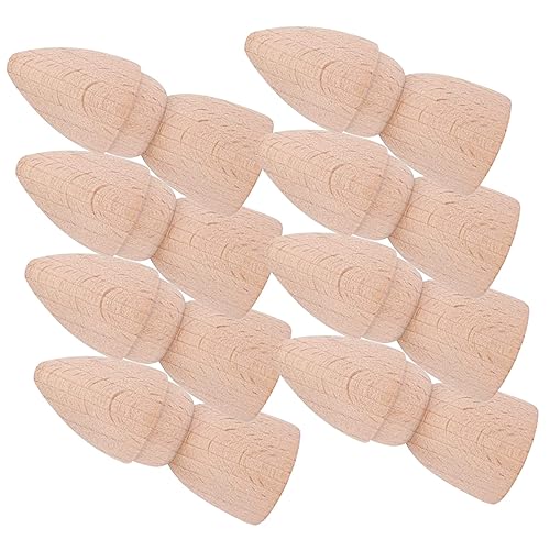 CORHAD Unfertiges Holz-stiftpuppen-Set 8-teilig Blanke Holzpuppen Für Jungen Und Mädchen von CORHAD