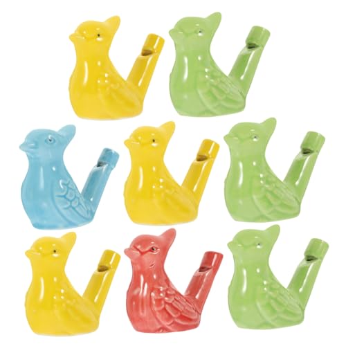 CORHAD 8 Stück Keramik Spielzeug Bunte Vögel Pfeife Spielzeug Kinder Keramik Pfeife Geräuschhersteller CORHAD 8 Stück Keramik Spielzeug Bunte Vögel Pfeife Spielzeug Kinder Keramik Pfeife Geräuschhersteller von CORHAD