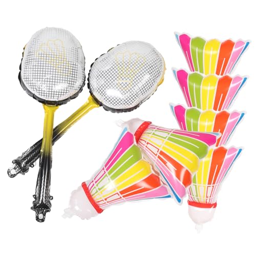 CORHAD 8 Stück Teiliges Badminton Party Dekorationsset Aufblasbare Aluminiumfolie Ballons in Federball Schlägerform Robuste Einfach zu Befüllende Badminton Girlande für Sportliche Feiern CORHAD 8 Stück Teiliges Badminton Party Dekorationsset Aufblasbare Aluminiumfolie Ballons in Federball Schlägerform Robuste Einfach zu Befüllende Badminton Girlande für Sportliche Feiern von CORHAD