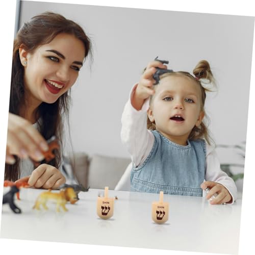 CORHAD 8 Stück Teiliges Holz Dreidel Bunten Chanukka Buchstaben Familienfeier Entspannender Fidget spaß Party mitgebsel und Chanukka Dekoration CORHAD 8 Stück Teiliges Holz Dreidel Bunten Chanukka Buchstaben Familienfeier Entspannender Fidget spaß Party mitgebsel und Chanukka Dekoration von CORHAD
