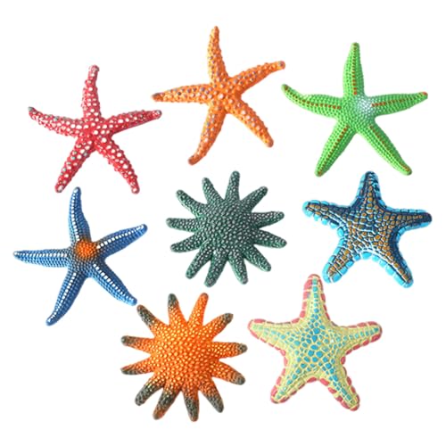 CORHAD 8 Stück Teiliges Realistische Meerestiere Deko Figuren Bunte Seesterne Poolspielzeug für Schwimmbad und Aquarium Leichtes Unterwasser Tauchspielzeug für Meerwasser-Dekoration CORHAD 8 Stück Teiliges Realistische Meerestiere Deko Figuren Bunte Seesterne Poolspielzeug für Schwimmbad und Aquarium Leichtes Unterwasser Tauchspielzeug für Meerwasser-Dekoration von CORHAD
