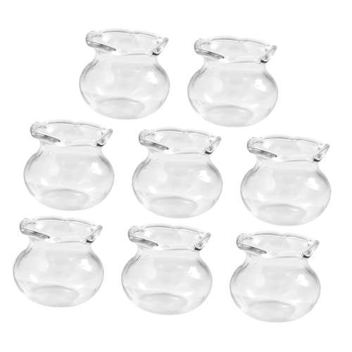 CORHAD 8 Stücke Puppenhaus Mini Glas Aquarium Modell Leere Miniatur Glas Fisch Schüssel Puppenhaus Leere Fisch Schüssel Mikro Landschaft Dekoration CORHAD 8 Stücke Puppenhaus Mini Glas Aquarium Modell Leere Miniatur Glas Fisch Schüssel Puppenhaus Leere Fisch Schüssel Mikro Landschaft Dekoration von CORHAD