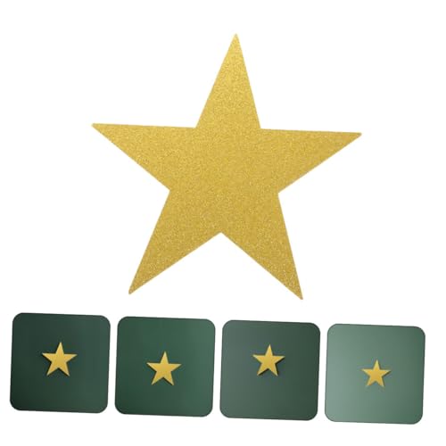 CORHAD 80 Stück Glitzer Sterne aus Karton Papier Fünfzackige Sternmotive für Klassenraum Dekoration Schwarzes Brett DIY Bastelbedarf für Lehrer und Schüler CORHAD 80 Stück Glitzer Sterne aus Karton Papier Fünfzackige Sternmotive für Klassenraum Dekoration Schwarzes Brett DIY Bastelbedarf für Lehrer und Schüler von CORHAD