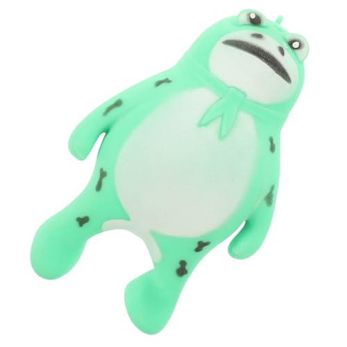 CORHAD Adorable Grünes Frosch quetschspielzeug aus Langlebigem Material Glatte Oberfläche Stressabbauendes Kleines Decompression Tier Büro Zuhause Schule von CORHAD