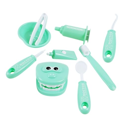 CORHAD Arztspielzeug Zahnarzt Grünes Simulation Zahnarztspielzeug für Rollenspiele Plastisches Zubehör für Pädagogisches Pretend Play Toy für Zahnpflege und Arztbesuch von CORHAD