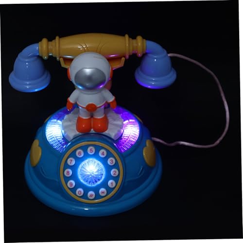 CORHAD Astronauten Themen Kindertelefon Retro Lernspielzeug mit Lichtern und Musik für Kindergarten und Zuhause Fördert Frühe Bildung und Grundlegende Kenntnisse CORHAD Astronauten Themen Kindertelefon Retro Lernspielzeug mit Lichtern und Musik für Kindergarten und Zuhause Fördert Frühe Bildung und Grundlegende Kenntnisse von CORHAD