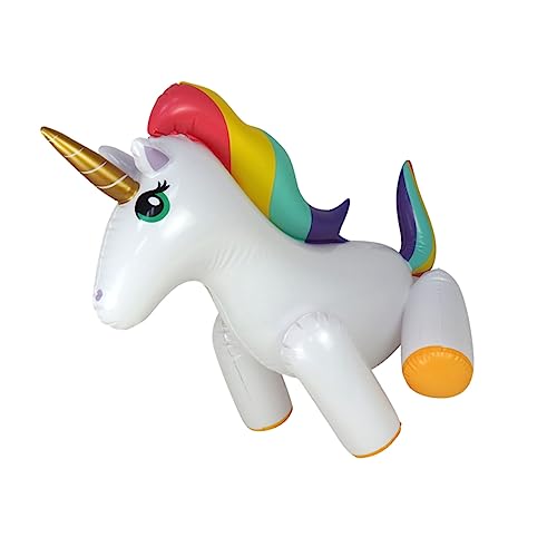 CORHAD Aufblasbarer Einhorn Wassersprinkler für Niedliches Garten Wasserspielzeug Sommer für Rasen und Innenhof Robustes Material Gartenpartys CORHAD Aufblasbarer Einhorn Wassersprinkler für Niedliches Garten Wasserspielzeug Sommer für Rasen und Innenhof Robustes Material Gartenpartys von CORHAD