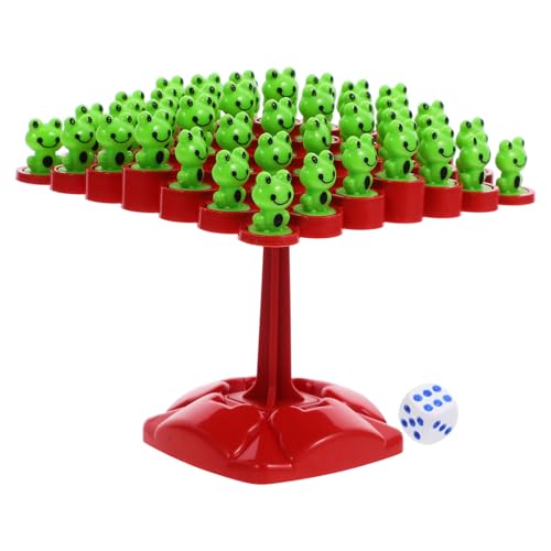CORHAD Balance spielset Frosch Baum für Spieler Montessori Familien brettspiel Strategisches Konzentrationsspiel mit Froschfiguren und Würfel Pädagogisches CORHAD Balance spielset Frosch Baum für Spieler Montessori Familien brettspiel Strategisches Konzentrationsspiel mit Froschfiguren und Würfel Pädagogisches von CORHAD