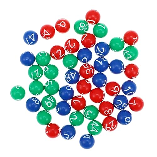 CORHAD Bingo Spielkugeln Lustige Raffle Spielkugeln Für Erwachsene Ideal Für Partyspiele Und Lotterien Kunststoffkugeln DREI Farben Perfekt Für Bingo Und Verlosungen von CORHAD
