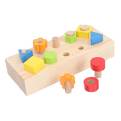 CORHAD Fidget-Spielzeug Für Kinder 1 Set Buntes Holzspielzeug Zum Schrauben Und Auseinanderbauen Pädagogisches Lernspielzeug Für Fördert Feinmotorik Und Kreativität Ideal Für Frühkindliche Bildung CORHAD Fidget-Spielzeug Für Kinder 1 Set Buntes Holzspielzeug Zum Schrauben Und Auseinanderbauen Pädagogisches Lernspielzeug Für Fördert Feinmotorik Und Kreativität Ideal Für Frühkindliche Bildung von CORHAD