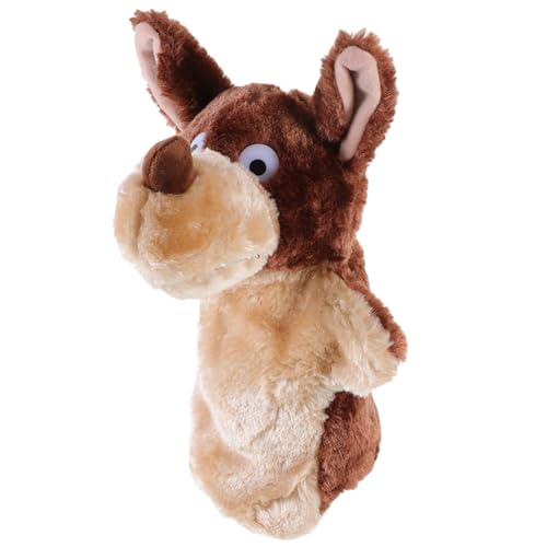 CORHAD Cartoon Wolf Handpuppe aus Baumwolle Niedliches Tier Stofftier für Rollenspiele Interaktive Früherziehung und Geschichtenerzählen als von CORHAD